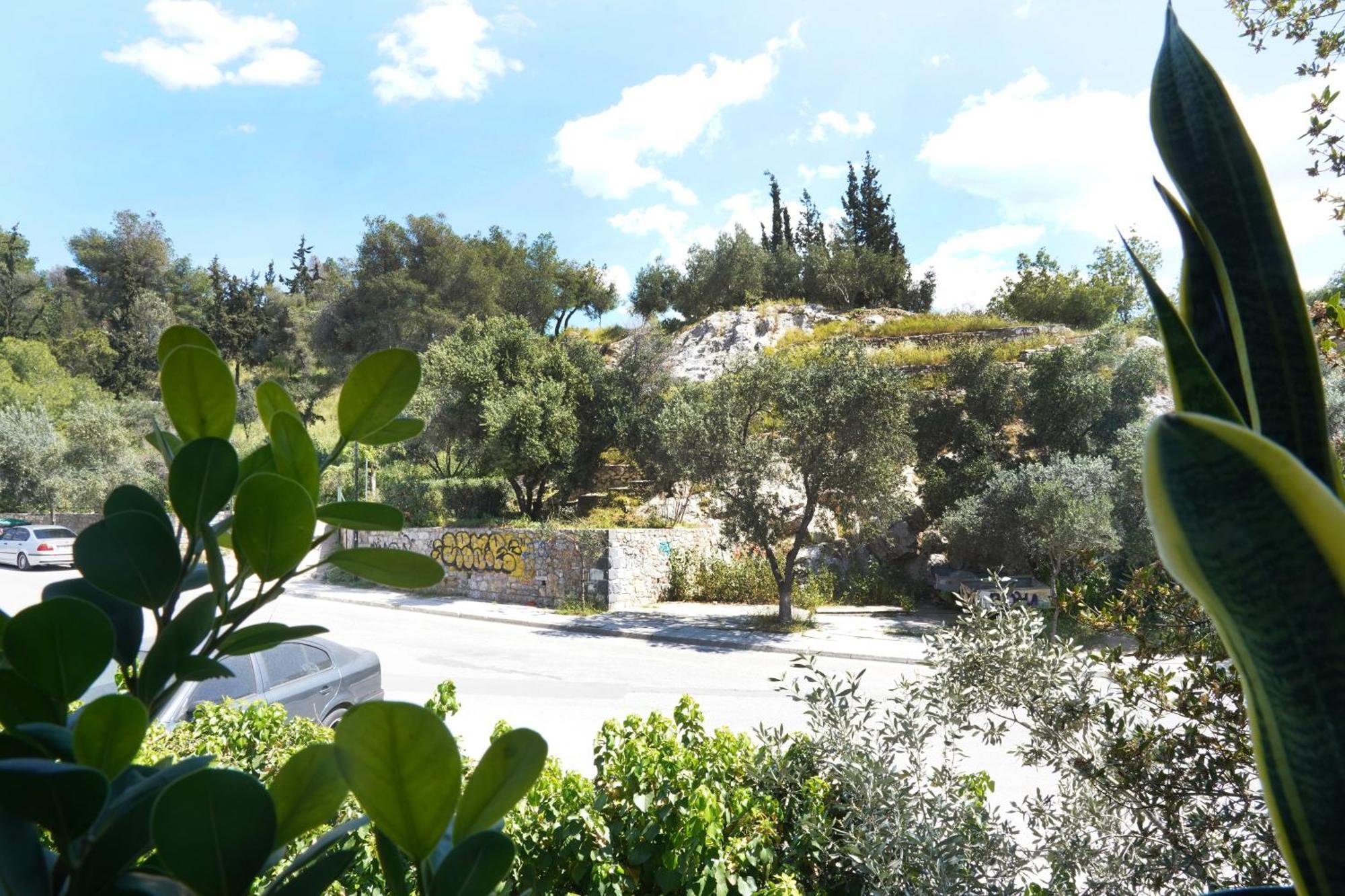 Hill View Apartment Near Acropolis Athen Exterior foto